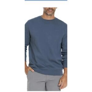 Hurley Men's Long Sleeve Crewneck Sweatshirt Slate Blue Size Large